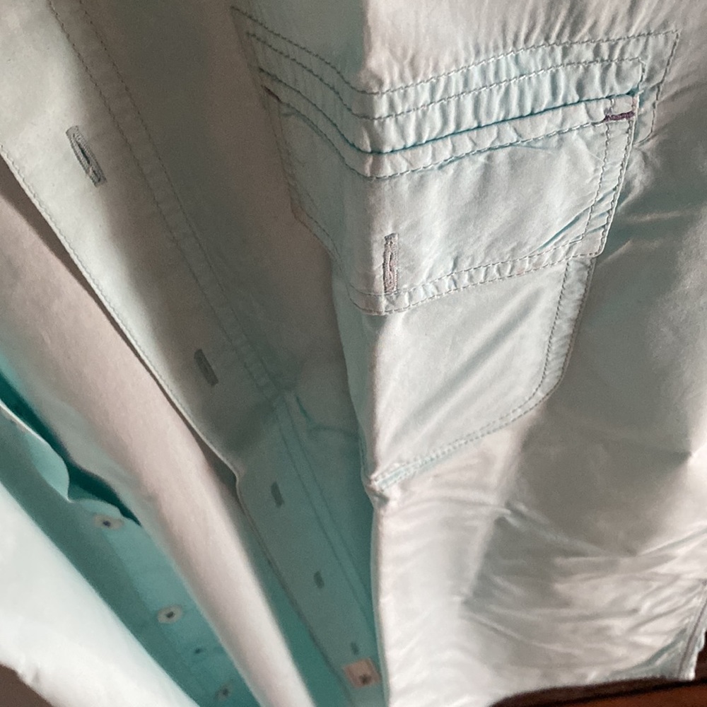 Light blue Mens casual shirt - Picture 6 of 9